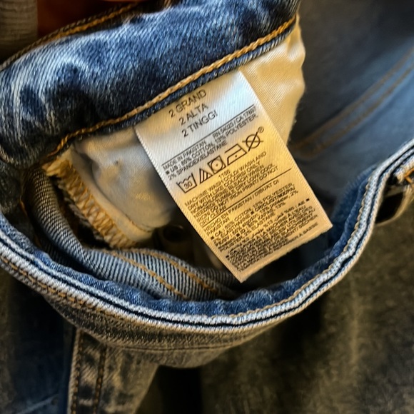 Old Navy O.G Straight Leg High Rise Jeans - Picture 6 of 7